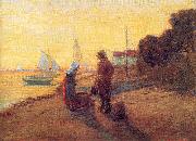 Newman, Willie Betty Shore Scene: Sunset Spain oil painting reproduction